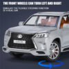 KLT 1 : 24 Lexus LX570 Metal Alloy Toys Car Modelo De Carro De Liga Metálica Veículo Diecast Para - Imagem 6