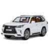 KLT 1 : 24 Lexus LX570 Metal Alloy Toys Car Modelo De Carro De Liga Metálica Veículo Diecast Para