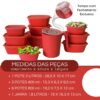 Kit 10 Potes mais Jarra 1.800 ml Potes + Jarra - Imagem 5