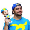 Luccas Neto Brinquedo Com Som Fala 14 Frases 27cm - Imagem 2