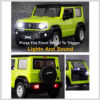 DDK 1 : 26 SUZUKI JIMNY Diecast Modelo Carro De Brinquedo Metal Som E Pull Back Boy Criança Amigo - Imagem 3
