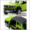 DDK 1 : 26 SUZUKI JIMNY Diecast Modelo Carro De Brinquedo Metal Som E Pull Back Boy Criança Amigo - Imagem 5