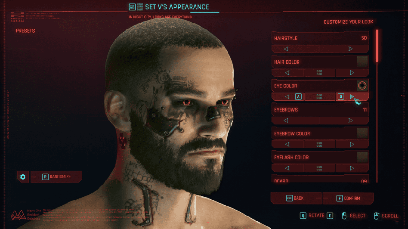 Customizao-de-personagem-no-Cyberpunk-2077-via-Steam-divulgao-1024x576