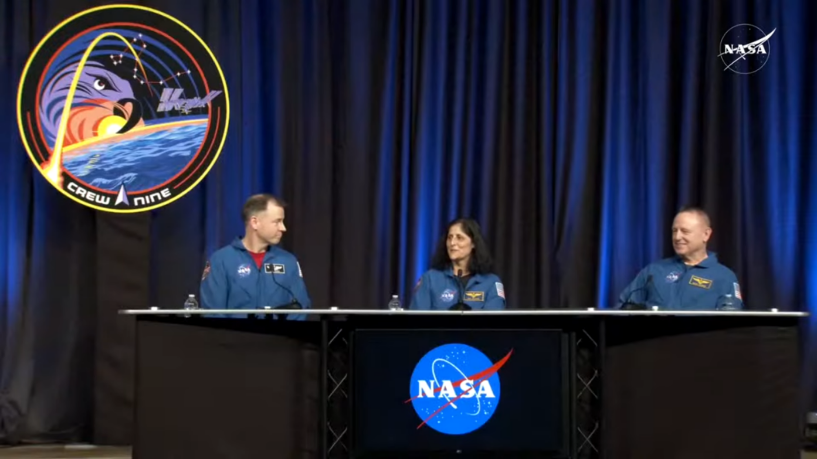 NASA-coletiva-de-imprensa-Crew-9-Nick-Hague-Suni-Williams-e-Butch-Wilmore-1024x576