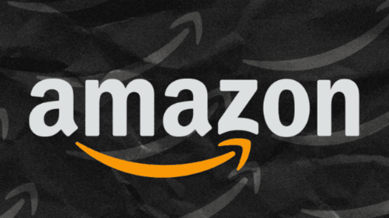 Alt Text: Logo da Amazon, símbolo da relevância da Amazon no mundo digital.