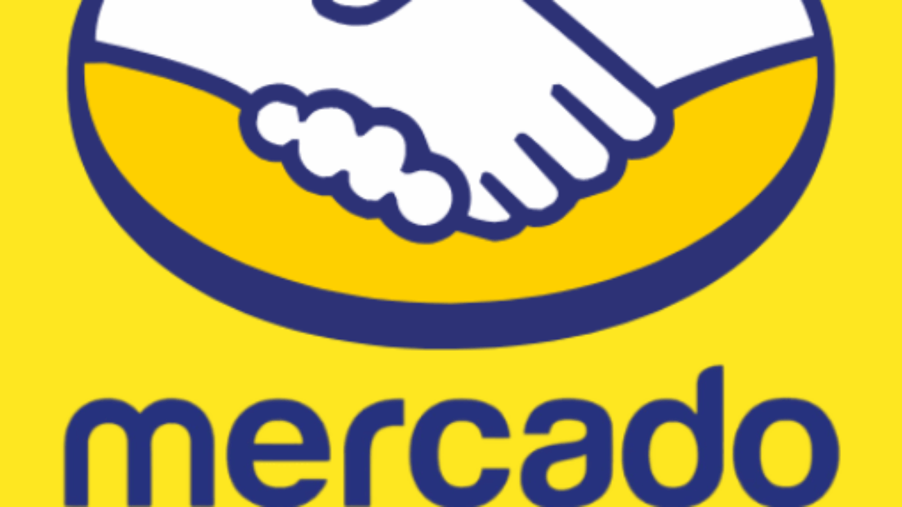 Logo do Mercado Livre, símbolo da relevância do Mercado Livre no mundo digital.