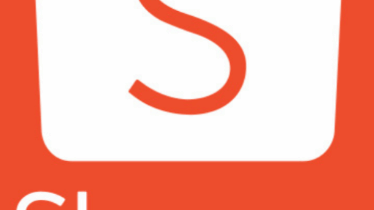 Logo da Shopee, símbolo da relevância da Shopee no mundo digital.